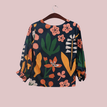 Bloom Blouse // Navy