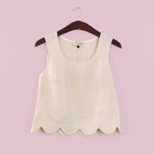 Scallop Top // Natural