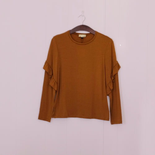 Flutter sweater // Mustard