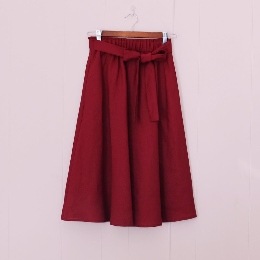 Paperie Skirt // Wine